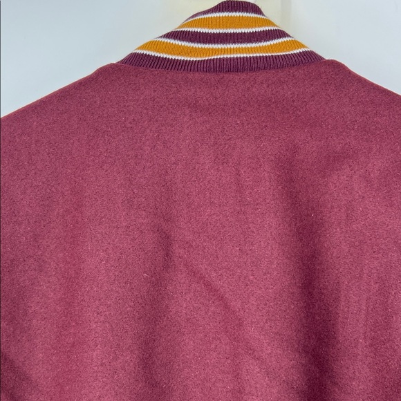 Holloway NWT leather letterman’s Jacket men’s large - Picture 10 of 11